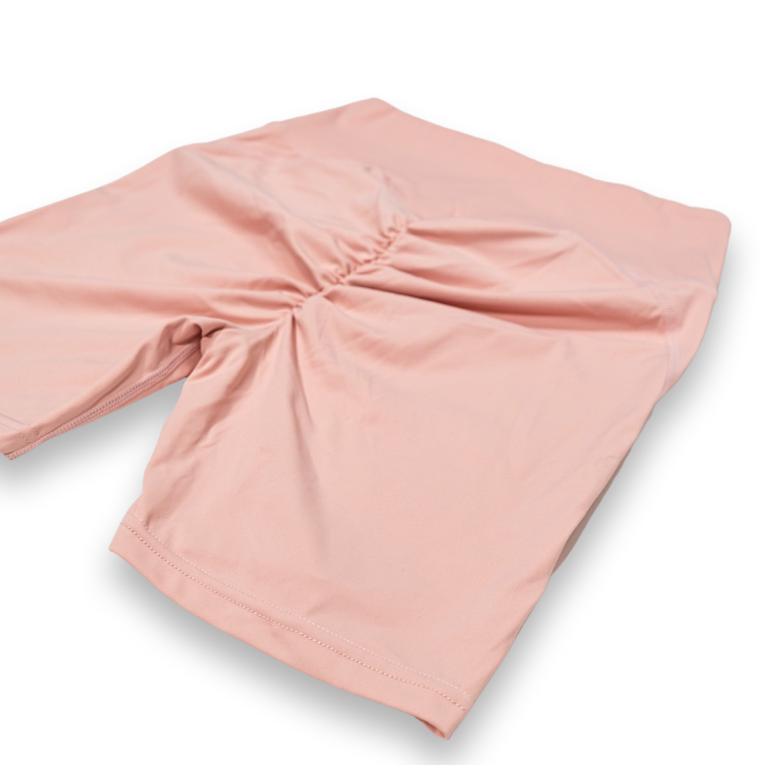 V Waist Yoga Short (Blush)