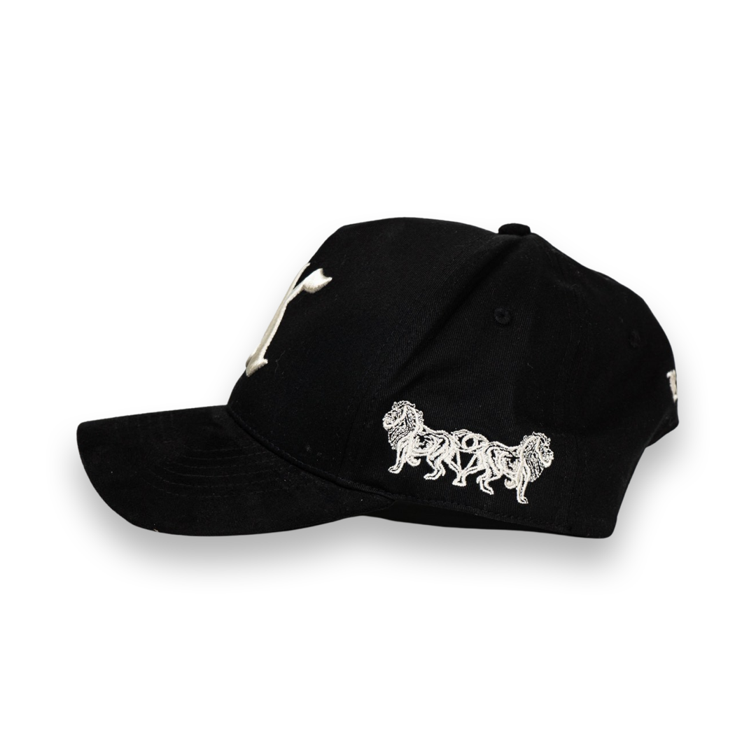 Suede Brim Kilo “K” Snapback (Black)