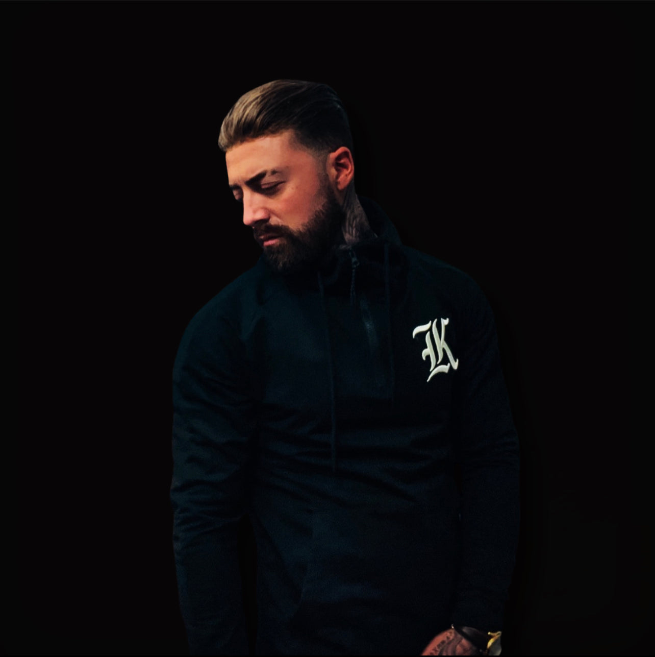 Kilo Kings Quarter Zip Hoodie (Blackout)
