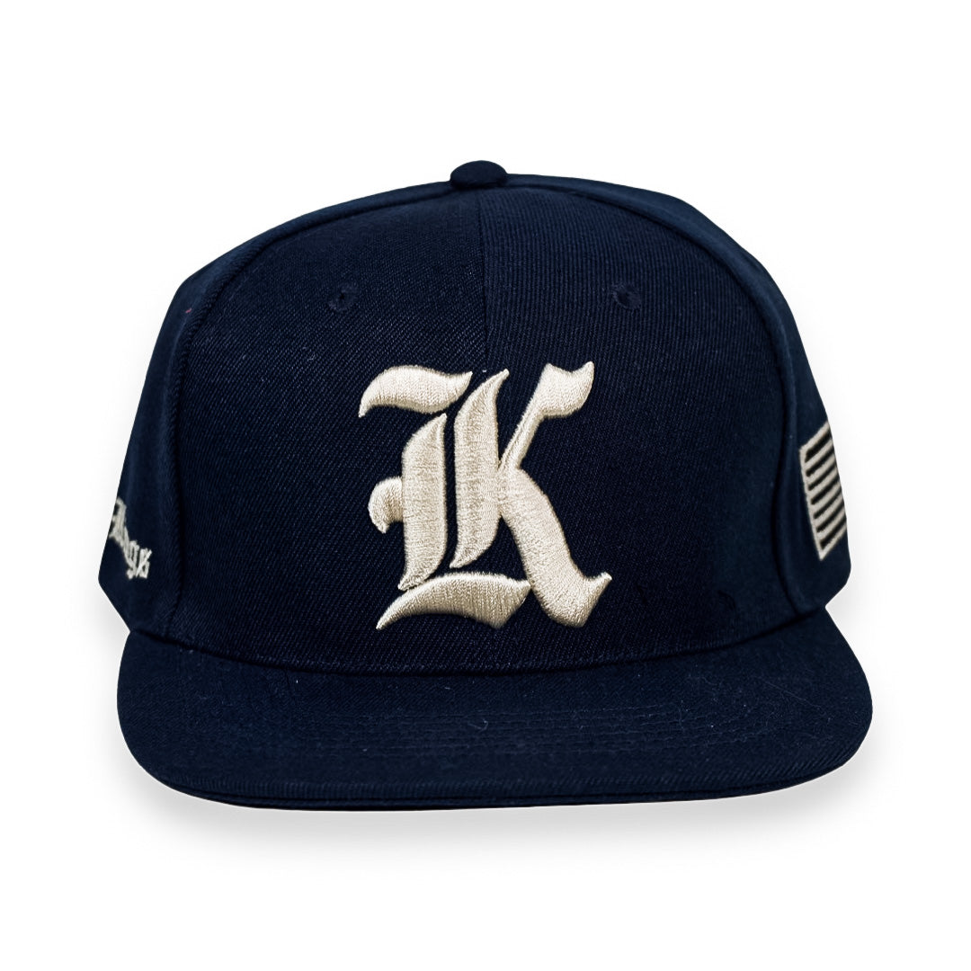 Kilo “K” Snap-back Navy Blue