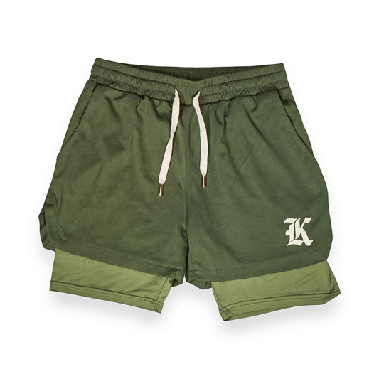 Mesh Liner Shorts (Sage Green)