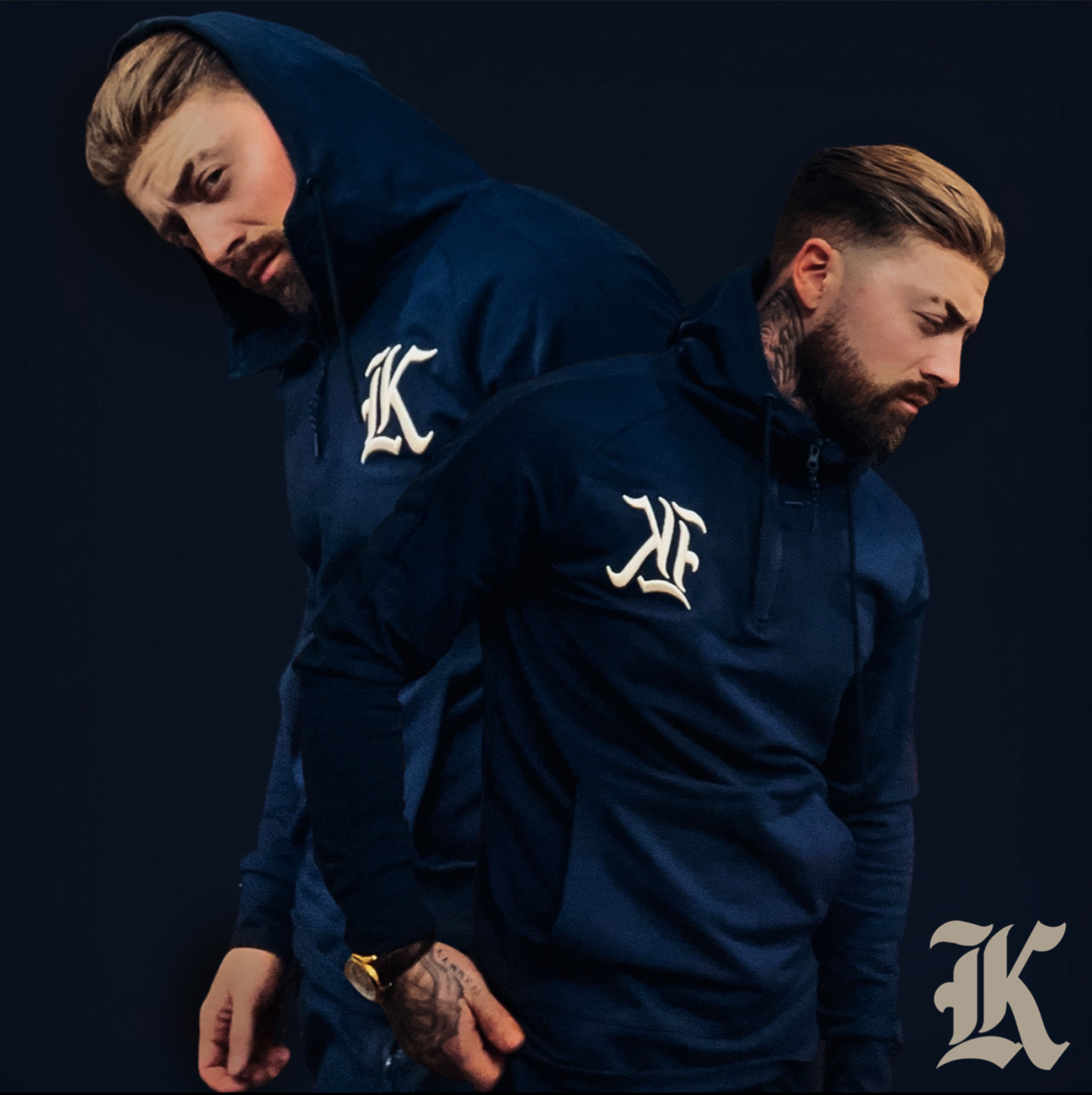 Kilo Kings Quarter Zip Hoodie (Navy)