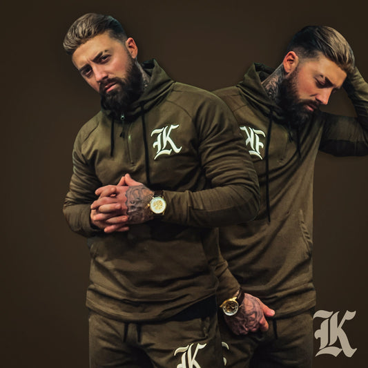 Kilo Kings Quarter Zip Hoodie (OD Green)